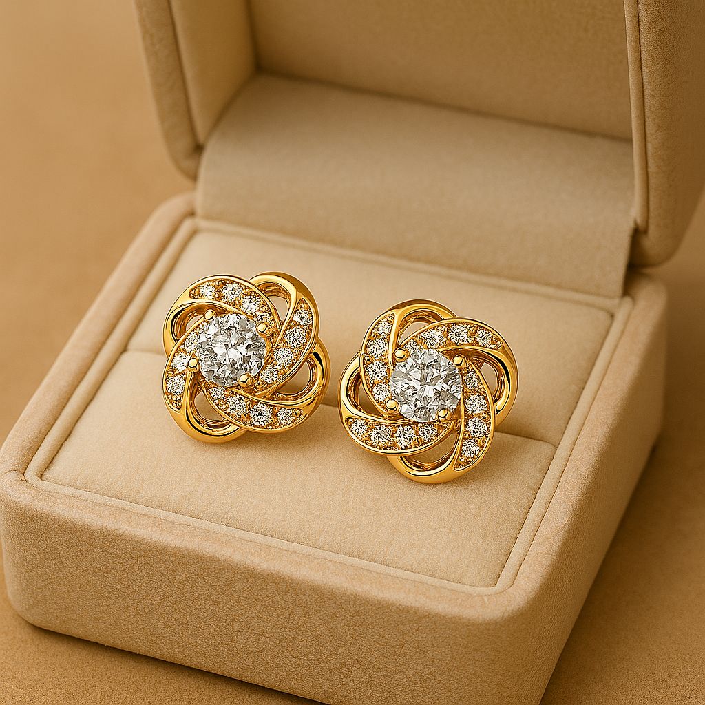Orecchini 925 moissanite diamanti