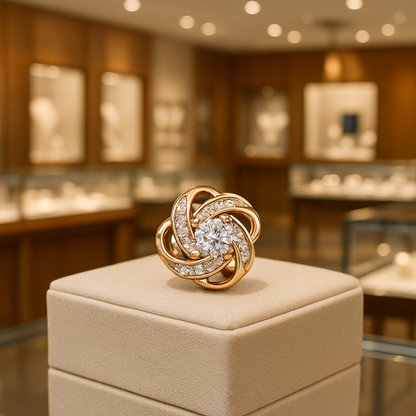 Orecchini 925 moissanite diamanti