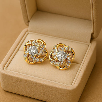 Orecchini 925 moissanite diamanti