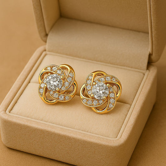 Orecchini 925 moissanite diamanti